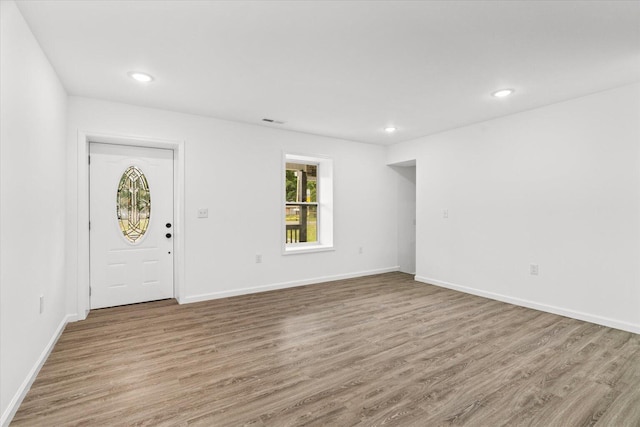 54 Austin Cir, Rossville, GA 30741 - foyer entrance featuring wood finished floors and recessed lighting