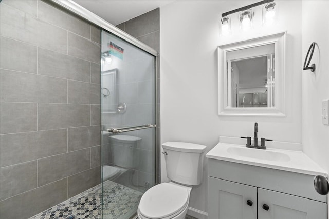 54 Austin Cir, Rossville, GA 30741 - bathroom featuring vanity and a stall shower