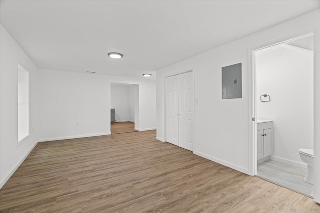 54 Austin Cir, Rossville, GA 30741 - spare room featuring electric panel and wood finished floors