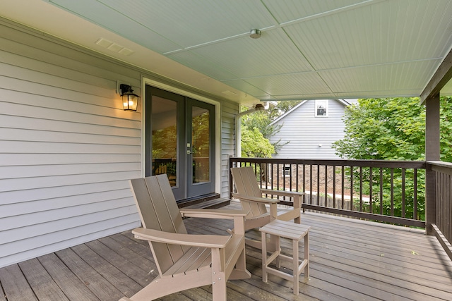 7622 Nadick Ln, Hixson, TN 37343 - deck featuring french doors