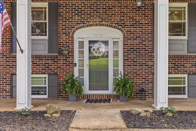 7622 Nadick Ln, Hixson, TN 37343 - property entrance featuring brick siding