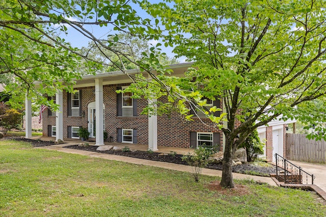 7622 Nadick Ln, Hixson, TN 37343 - view of front facade with brick siding