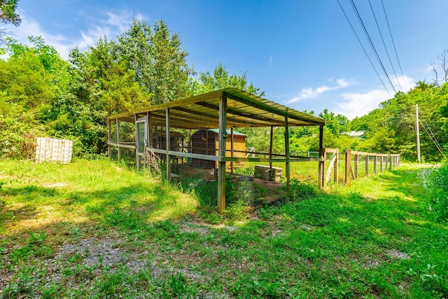 11216 Ooltewah Georgetown Rd, Georgetown, TN 37336 - view of yard with exterior structure and an outbuilding