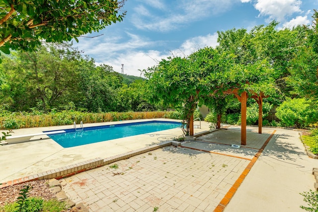 11216 Ooltewah Georgetown Rd, Georgetown, TN 37336 - view of swimming pool featuring a patio and a diving board