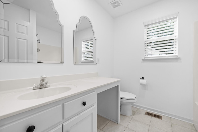 651 Howard Leonard Rd, Ringgold, GA 30736 - bathroom featuring vanity, tile patterned floors, and a shower