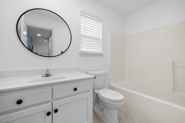 651 Howard Leonard Rd, Ringgold, GA 30736 - bathroom featuring vanity, tile patterned floors, and bathtub / shower combination