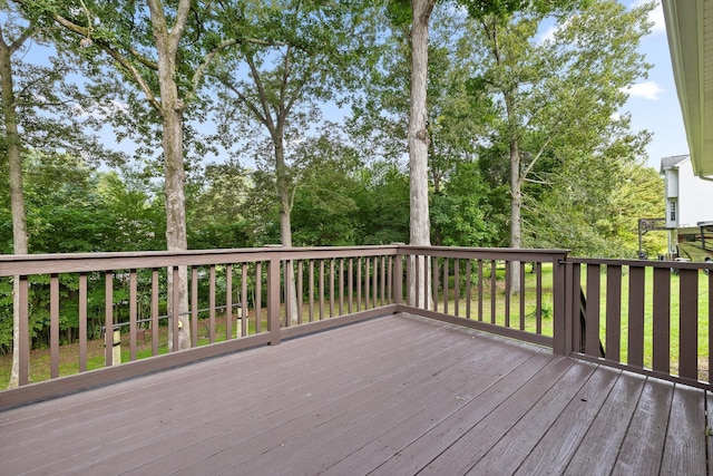 651 Howard Leonard Rd, Ringgold, GA 30736 - deck with view of scattered trees