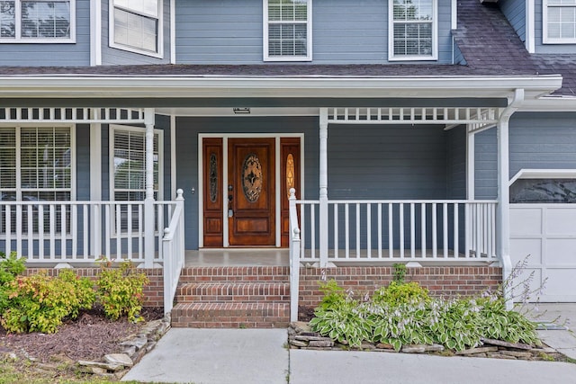8512 Creek Stone Dr, Chattanooga, TN 37421 - property entrance featuring a porch and roof with shingles