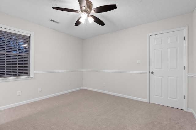 8512 Creek Stone Dr, Chattanooga, TN 37421 - carpeted spare room featuring ceiling fan and a textured ceiling