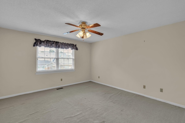 1259 Leaside Ln, Hixson, TN 37343 - carpeted empty room featuring ceiling fan and a textured ceiling