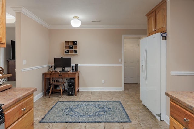 750 Windrush Loop, Chattanooga, TN 37421 - office space with crown molding and light tile patterned floors