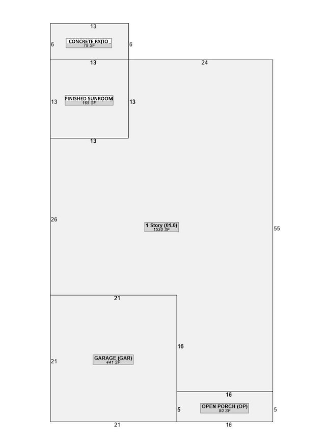 179 Trade Wind Dr, Fort Oglethorpe, GA 30742 - view of room layout