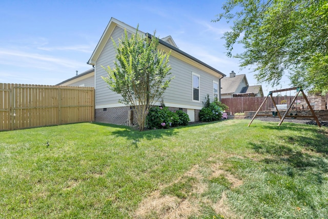 3528 Morning Dew Cv, Apison, TN 37302 - fenced backyard with a playground