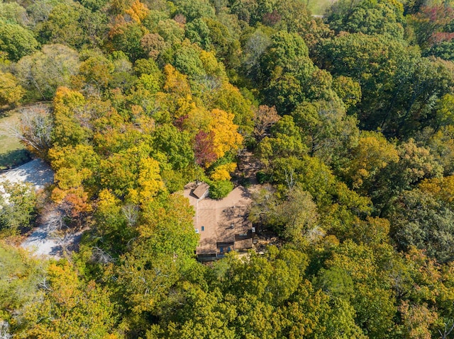 401 Mcfarland Rd Unit 3, Lookout Mountain, GA 30750 - view from above of property with a heavily wooded area