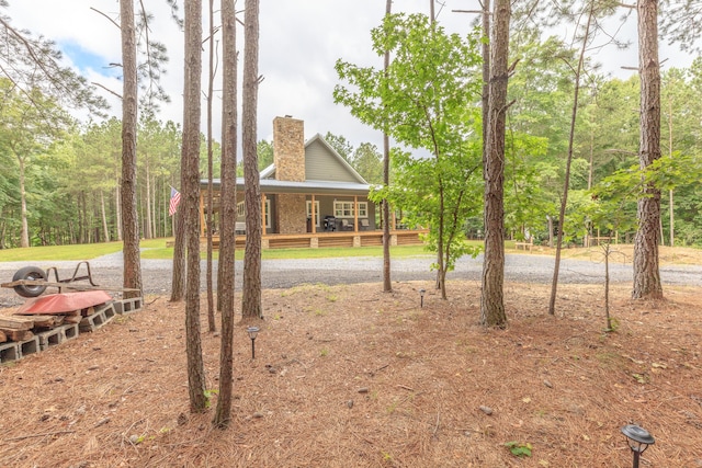 508 Chattanooga Rd, Cohutta, GA 30710 - view of yard with a porch