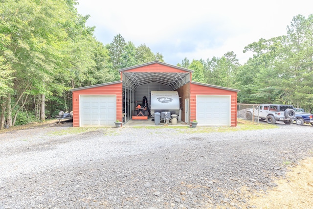 508 Chattanooga Rd, Cohutta, GA 30710 - garage with a garage and gravel driveway