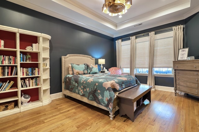 179 Rushing Water Trl, Rising Fawn, GA 30738 - bedroom with wood finished floors and a raised ceiling