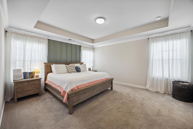 8517 Kensley Ln, Hixson, TN 37343 - bedroom with a raised ceiling and carpet