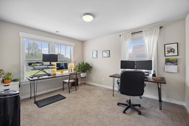 8517 Kensley Ln, Hixson, TN 37343 - office with light colored carpet