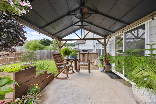8517 Kensley Ln, Hixson, TN 37343 - view of patio / terrace featuring a gazebo and outdoor dining area