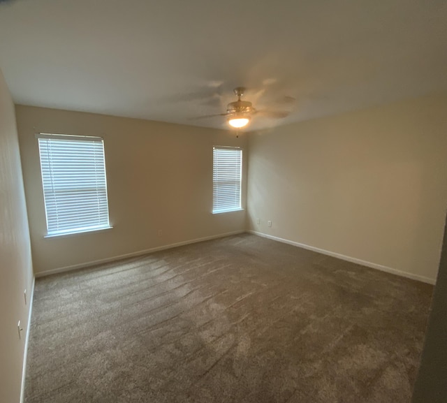 904 Cedar Creek Dr, Rossville, GA 30741 - carpeted empty room featuring a ceiling fan and baseboards