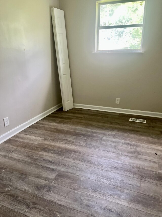43 Fir St, Chickamauga, GA 30707 - empty room with baseboards and dark wood finished floors