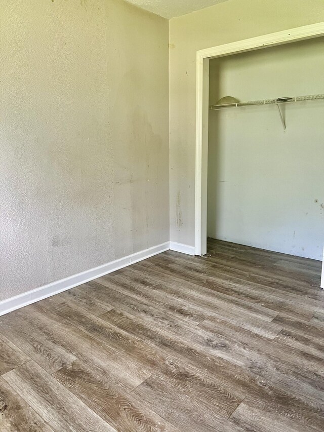43 Fir St, Chickamauga, GA 30707 - unfurnished bedroom featuring wood finished floors and a closet