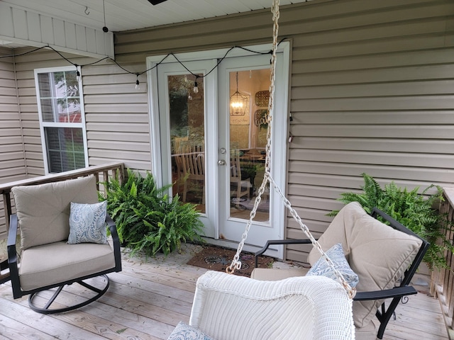 458 Fieldstone Dr, Ringgold, GA 30736 - view of wooden terrace