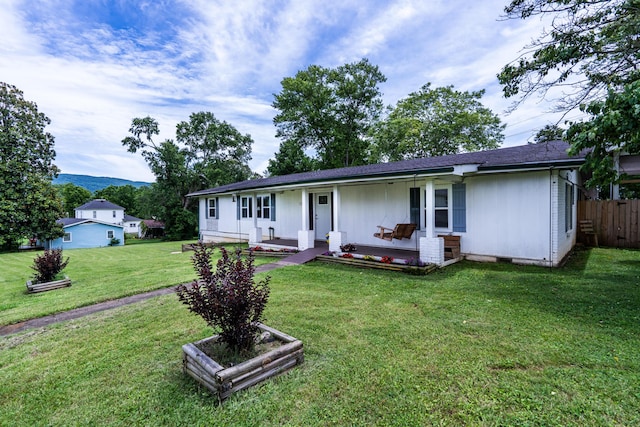 311 Birchwood St, Pikeville, TN 37367 - ranch-style home featuring covered porch