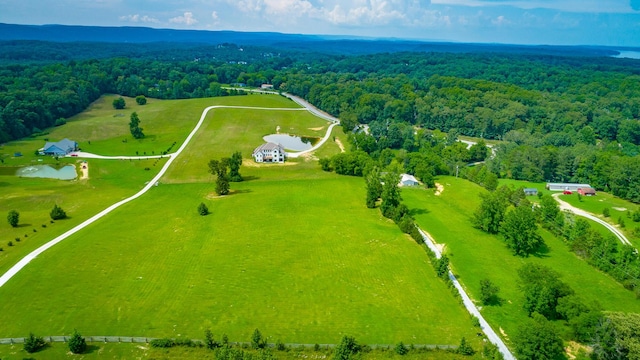 1524 Green Pond Rd, Soddy Daisy, TN 37379 - aerial view of sparsely populated area with a heavily wooded area