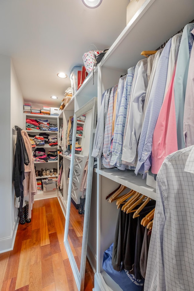 1524 Green Pond Rd, Soddy Daisy, TN 37379 - walk in closet featuring wood finished floors
