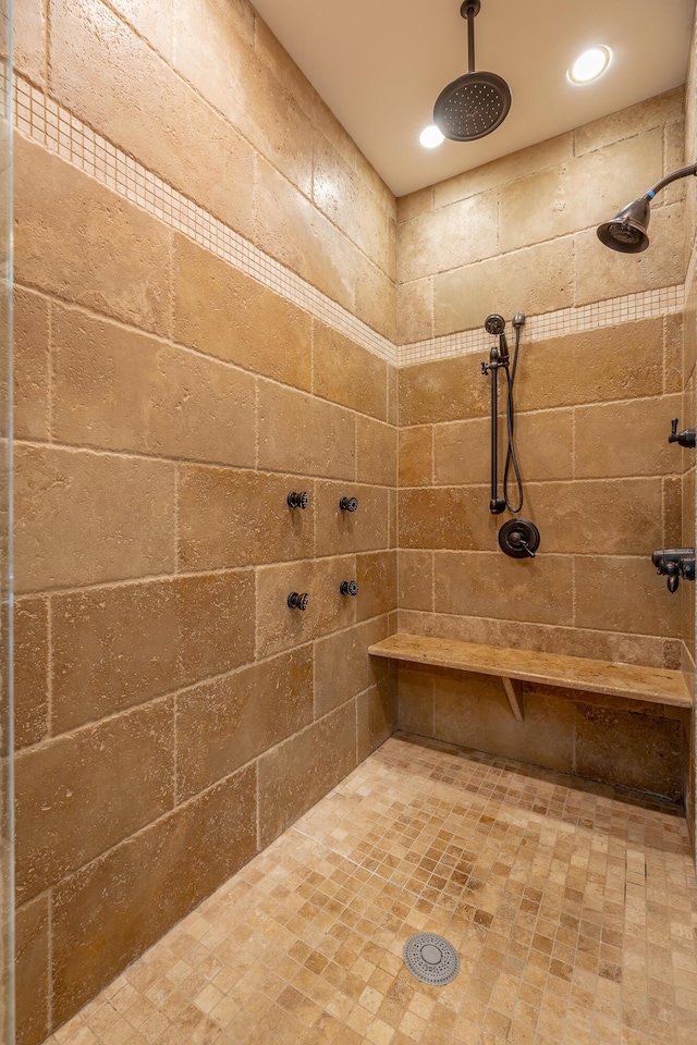 1524 Green Pond Rd, Soddy Daisy, TN 37379 - full bathroom featuring a tile shower