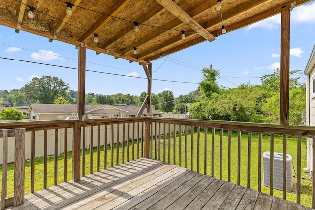608 Maple Ln, Chattanooga, TN 37412 - wooden deck featuring a fenced backyard