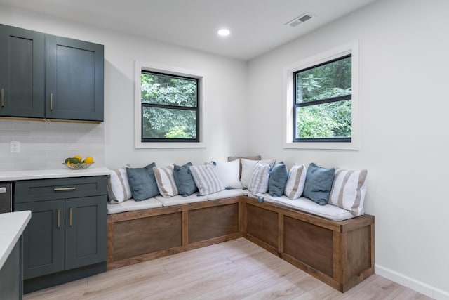 4217 W Rd, Signal Mountain, TN 37377 - living area featuring plenty of natural light, light wood-style flooring, and recessed lighting