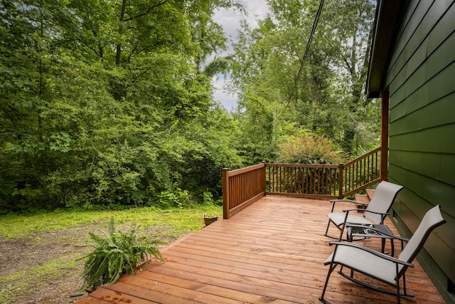 4217 W Rd, Signal Mountain, TN 37377 - view of wooden terrace