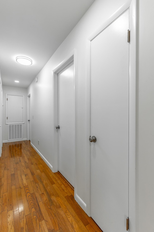 711 2nd St, South Pittsburg, TN 37380 - hallway with wood-type flooring and baseboards