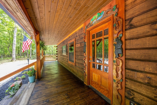1590 Jackson Point Rd, Sewanee, TN 37375 - view of wooden porch