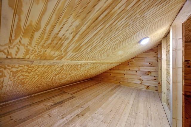 1590 Jackson Point Rd, Sewanee, TN 37375 - additional living space featuring lofted ceiling, wood ceiling, and wood-type flooring