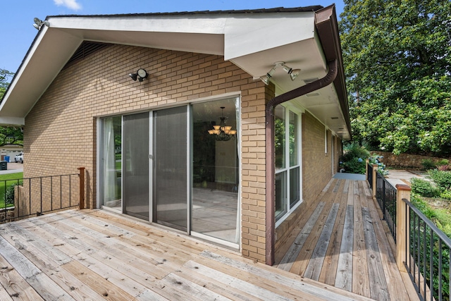 4838 Glenmar Cir, Chattanooga, TN 37416 - view of wooden terrace