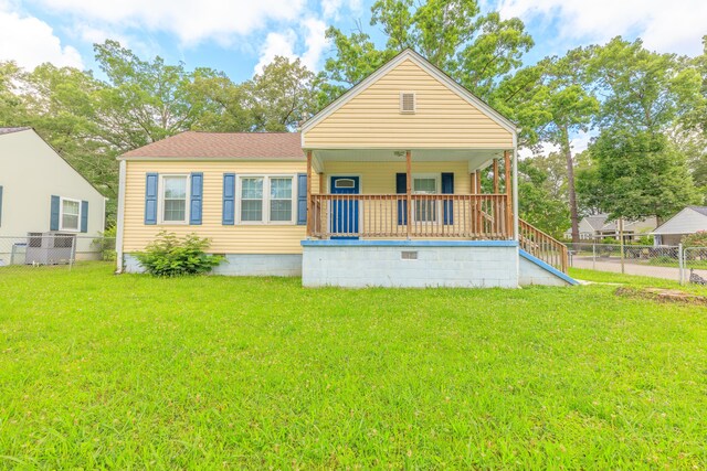 129 N Moore Rd, Chattanooga, TN 37411 - view of front of house with covered porch