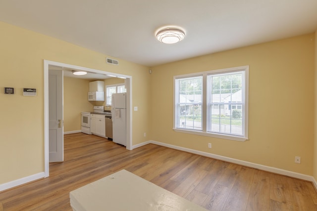 129 N Moore Rd, Chattanooga, TN 37411 - unfurnished living room with light wood-type flooring