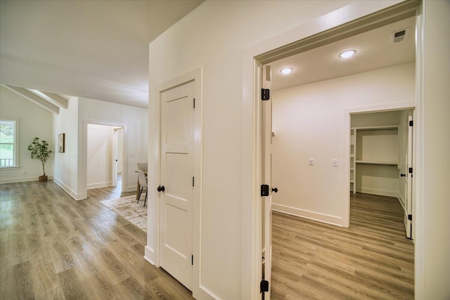824 Lower Mill Rd, Hixson, TN 37343 - corridor featuring light wood finished floors