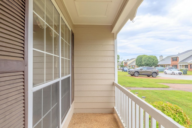 6580 Hickory Meadow Dr, Chattanooga, TN 37421 - balcony with a residential view