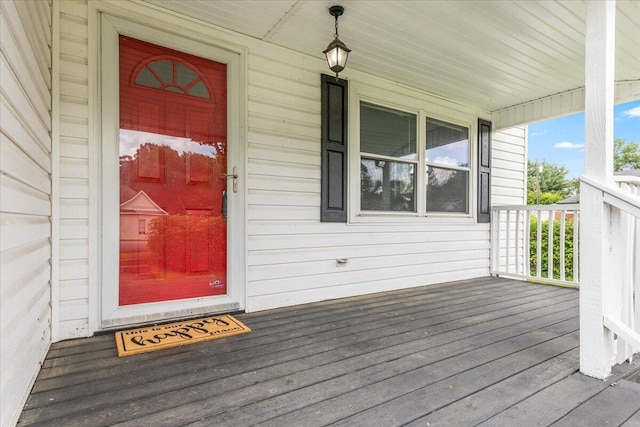 1 W 10th St, Chickamauga, GA 30707 - view of wooden porch