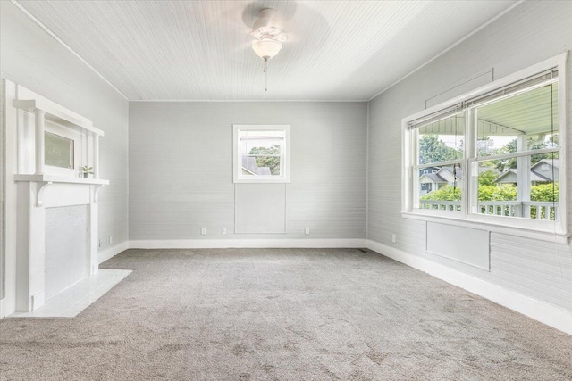 1 W 10th St, Chickamauga, GA 30707 - carpeted spare room with a ceiling fan and baseboards
