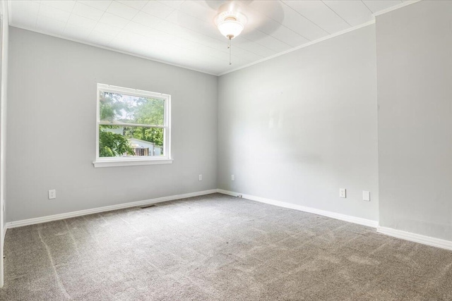 1 W 10th St, Chickamauga, GA 30707 - carpeted spare room with ornamental molding
