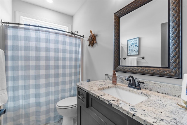 853 Dedmon Rd, Ringgold, GA 30736 - bathroom with vanity and a shower with shower curtain