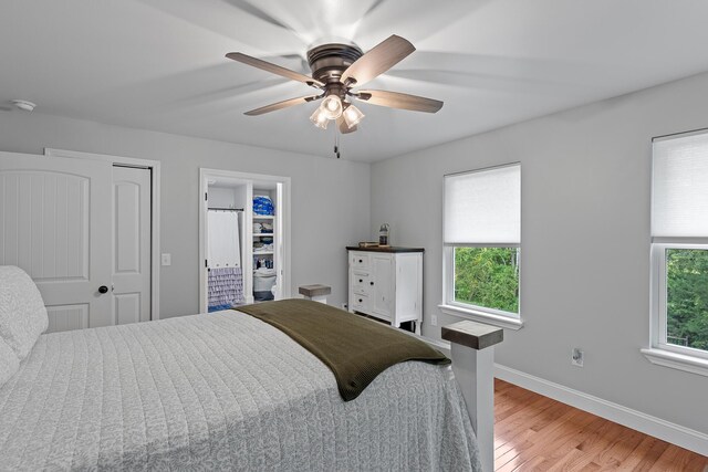 111 Oak Meadow Dr, Dunlap, TN 37327 - bedroom featuring light wood finished floors and ceiling fan