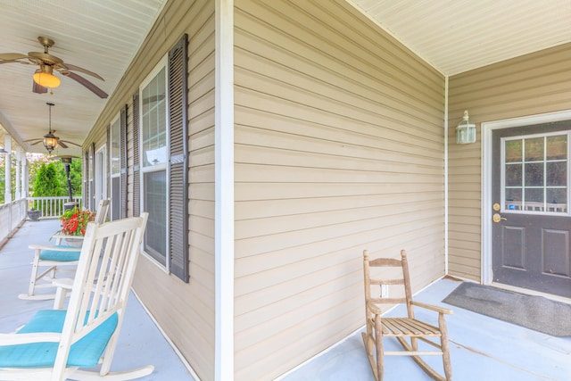 199 Falcons View Dr, Ringgold, GA 30736 - porch with a ceiling fan