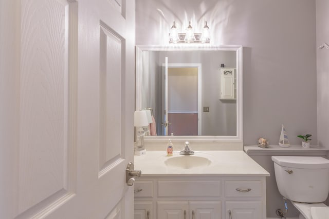 199 Falcons View Dr, Ringgold, GA 30736 - bathroom featuring vanity and a chandelier